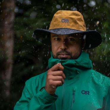 Outdoor Research Seattle Sombrero Rain Hat Black [CASKU0472